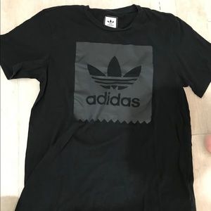 Men black Adidas shirt